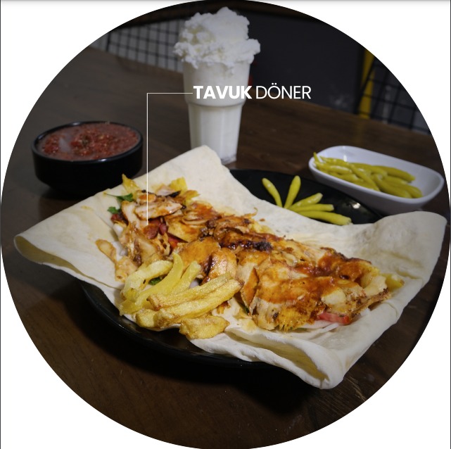 LAVAŞ EKMEK TAVUK DÜRÜM